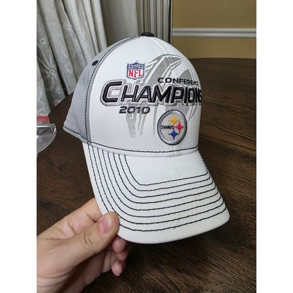 Pittsburgh Steelers Hat Cap Snap Back Trophy Collection NFL Football Super Bowl - Picture 14 of 16